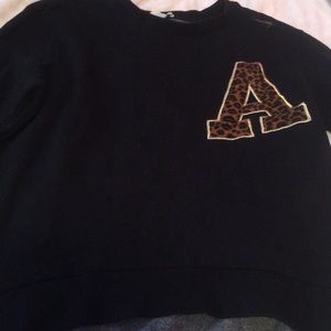 black crew neck
